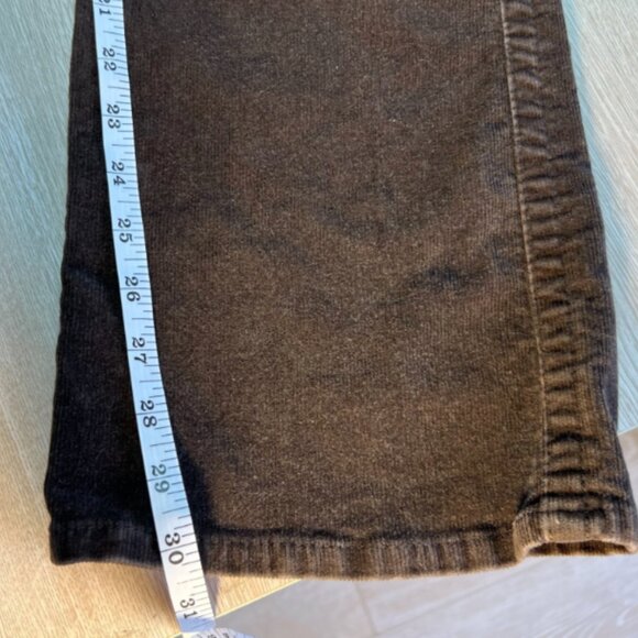 Calvin Klein - Corduroy Jeans Womens Size 12 Brown 5-Pocket Bootcut - Picture 10 of 10
